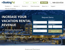 Tablet Screenshot of bookingpal.com